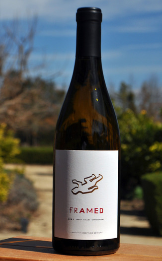 Framed Wines 2009 Napa Valley Chardonnay 750ml Wine Bottle