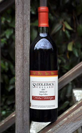 Saddleback Cellars 2007 Napa Valley Merlot 750ml Wine Bottle