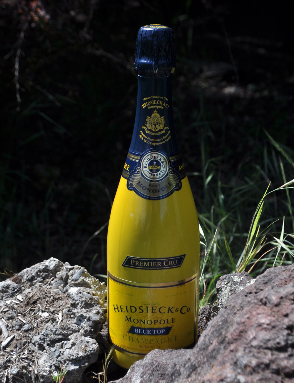 Heidsieck & Co Monopole  Blue Top PREMIER Cru Brut Champagne 750ml Wine Bottle