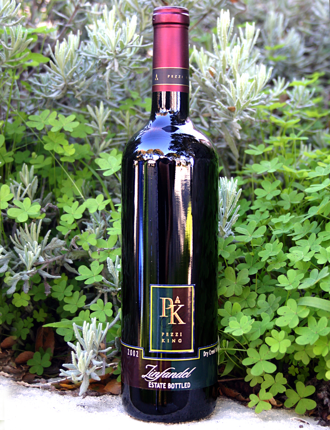 Pezzi King 2002 Estate Zinfandel 750ml Wine Bottle