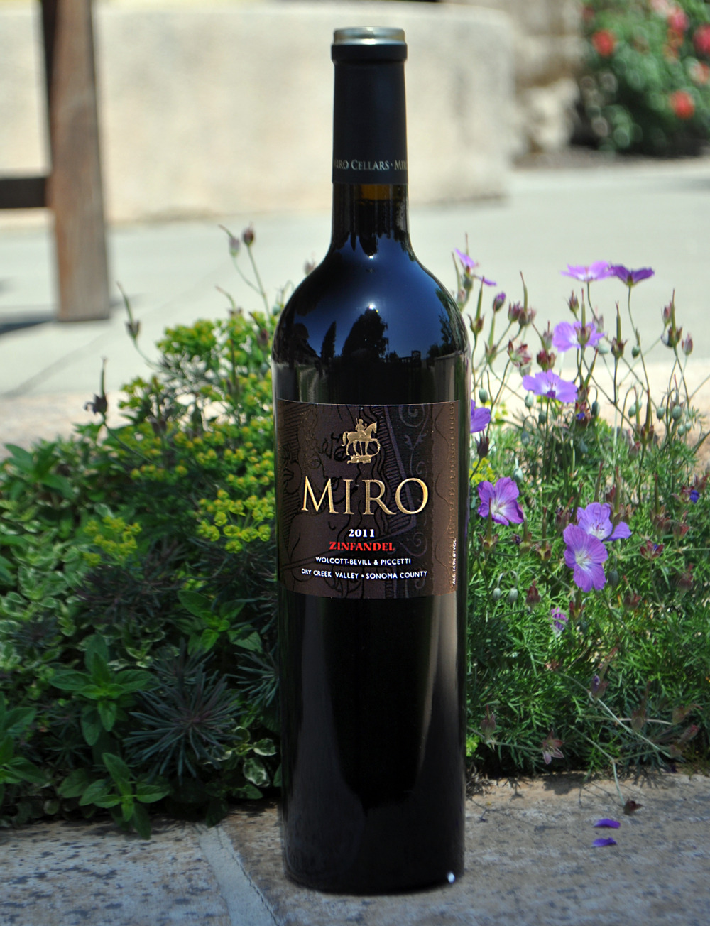 Miro Cellars 2011 Zinfandel 750ml Wine Bottle