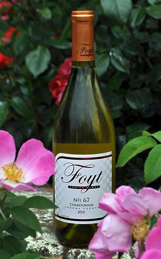 Foyt Family Wines 2010 #67 Chardonnay Sonoma Coast 750ml Wine Bottle