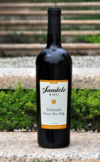 Sandole Wines 2008 Russian River Valley Zinfandel 750ml Wine Bottle