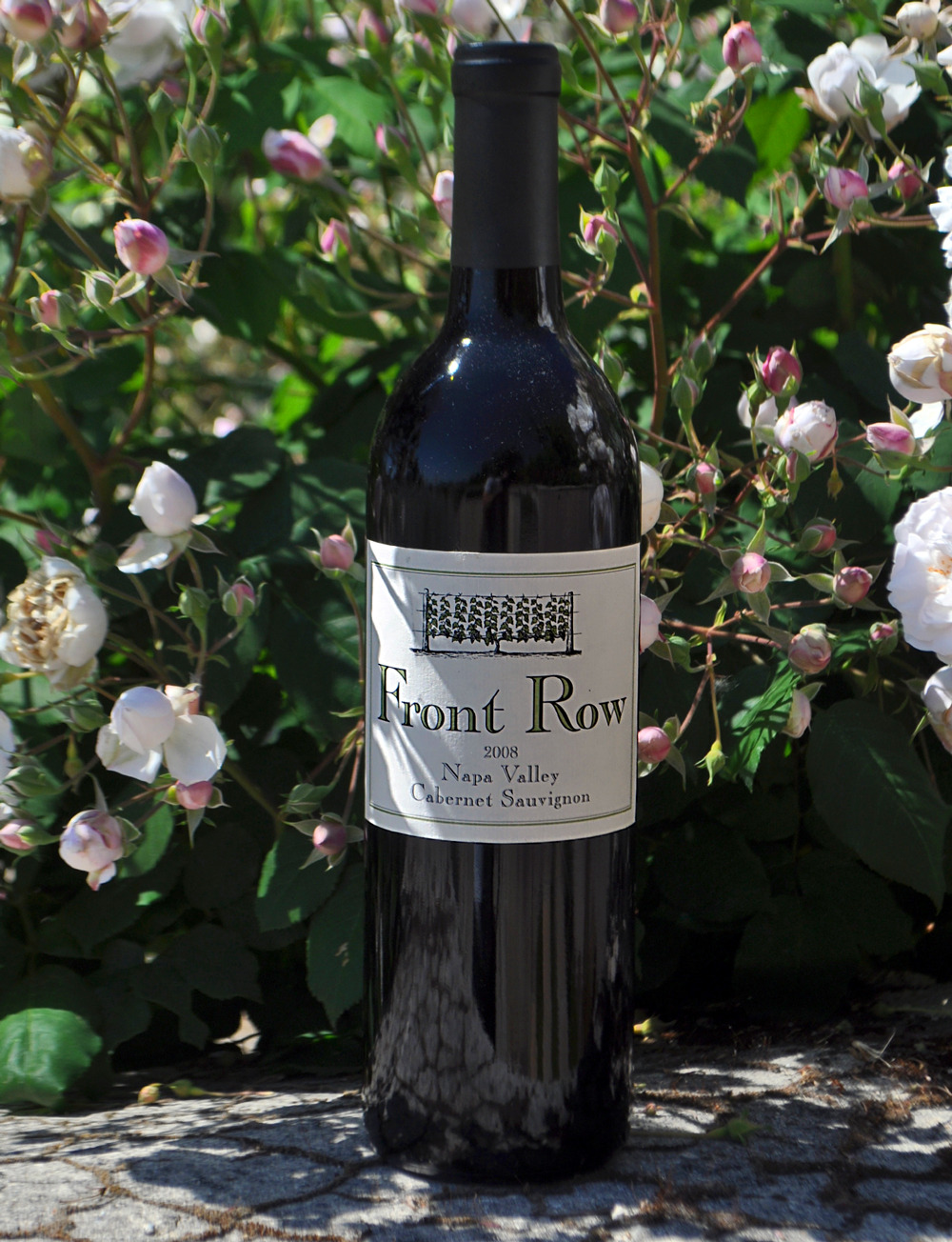 Front Row Wines 2008 Napa Valley Cabernet Sauvignon 750ml Wine Bottle