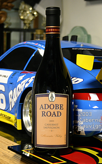 Adobe Road 2003 Alexander Valley Cabernet Sauvignon 750ml Wine Bottle