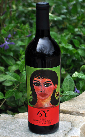 Topel Winery 2009 '6Y' Artist Label Napa Valley Red Blend 750ml Wine Bottle