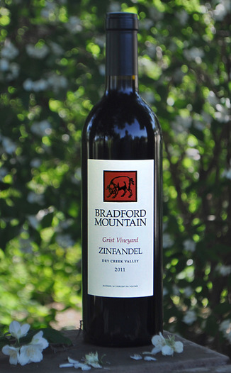 Bradford Mountain Winery 2011 Grist Vineyard Zinfandel 750ml Wine Bottle