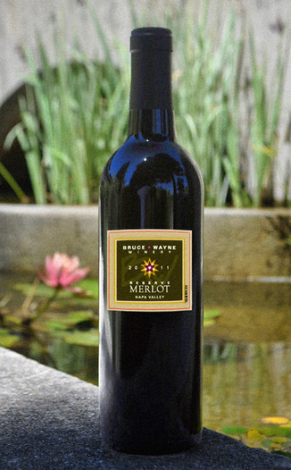 Bruce Wayne Winery 2011 Napa Valley Reserve Merlot 750ml Wine Bottle