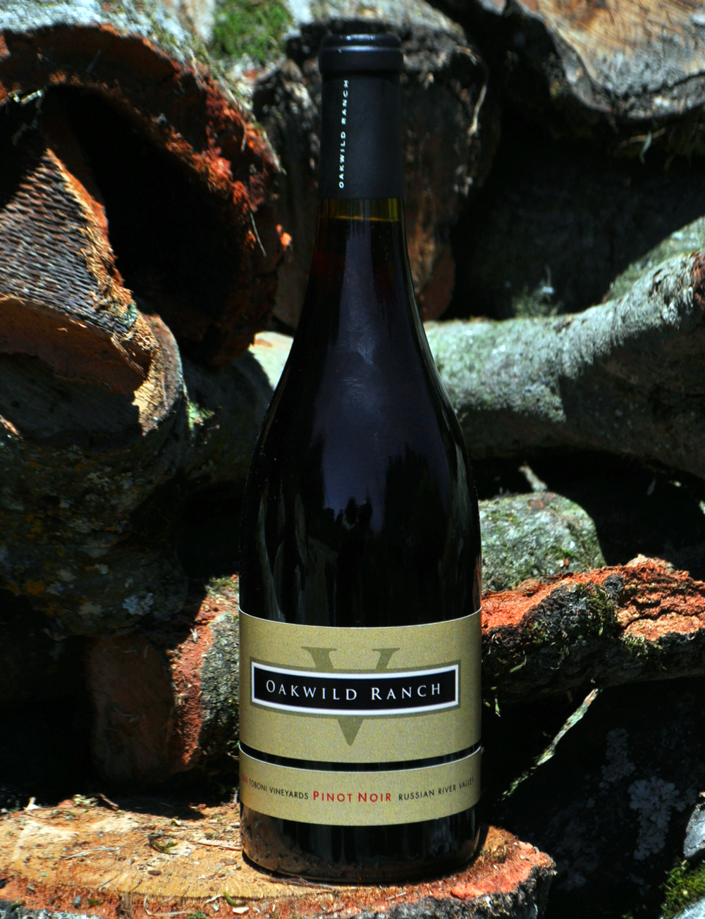 Oakwild Ranch Winery 2008 Toboni Vineyards Pinot Noir Russian River Valley 750ml Wine Bottle