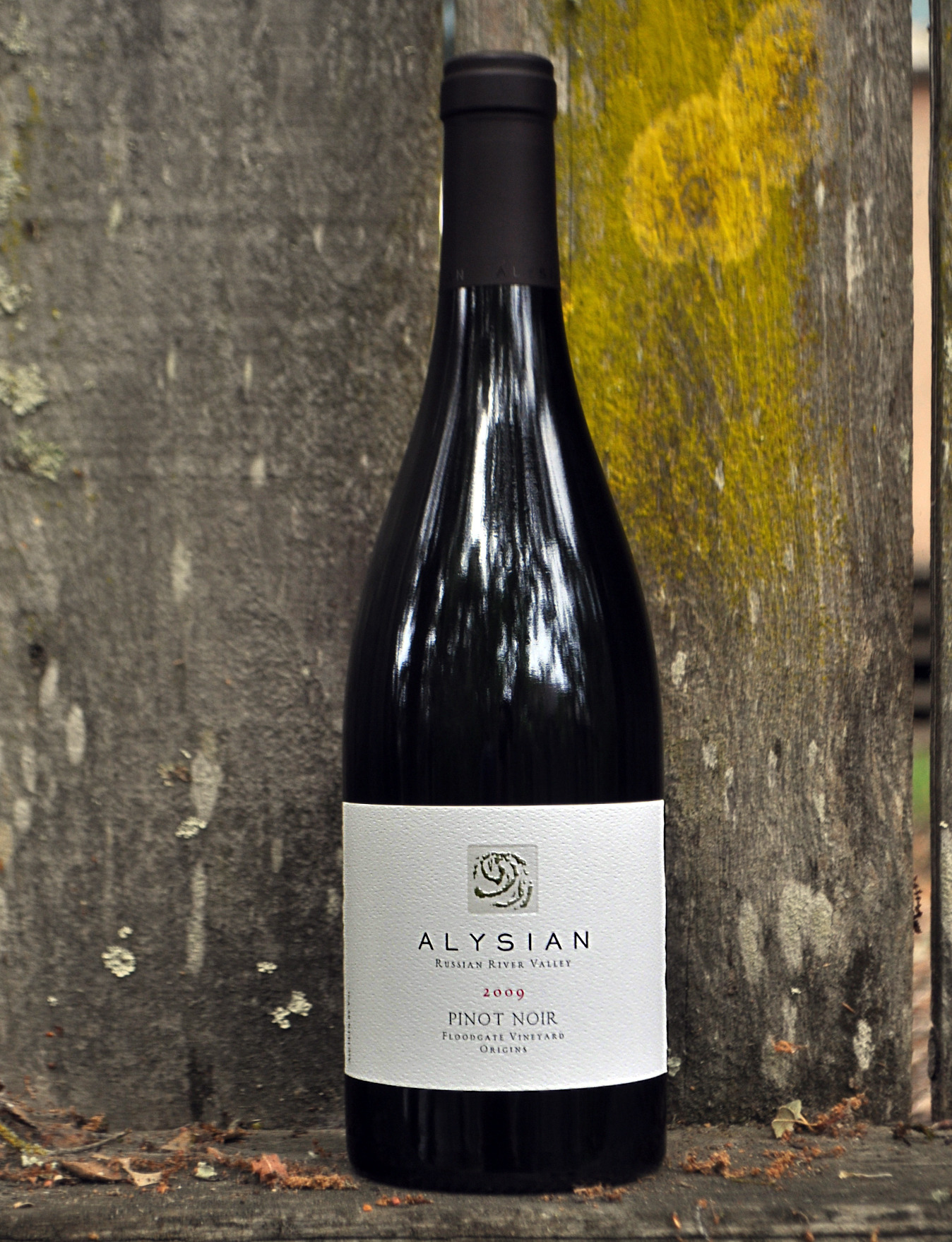 Alysian Wines 2009 Floodgate Vineyard Origins Pinot Noir 750ml Wine Bottle