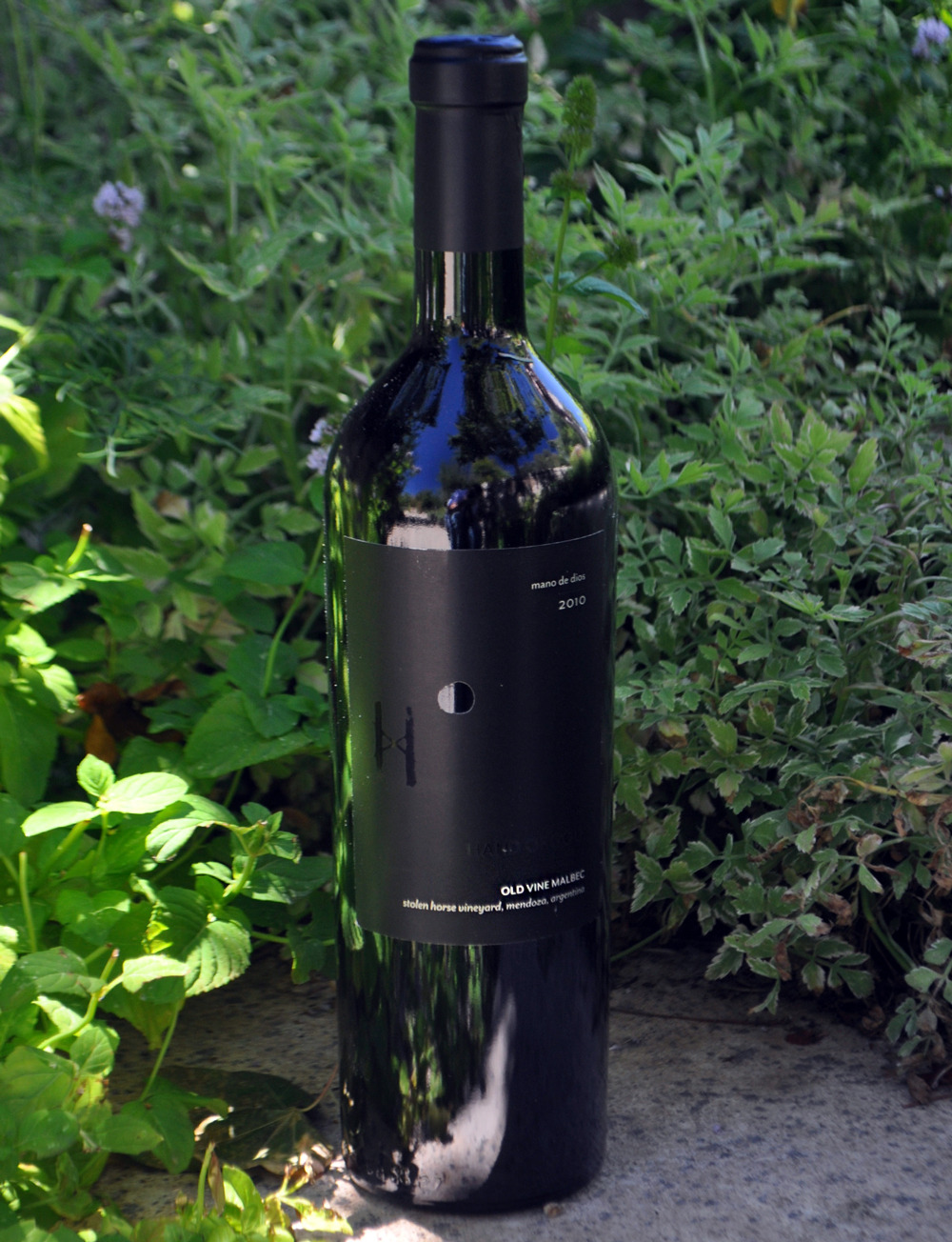 Hand of God 2010 Old Vine Malbec 750ml Wine Bottle