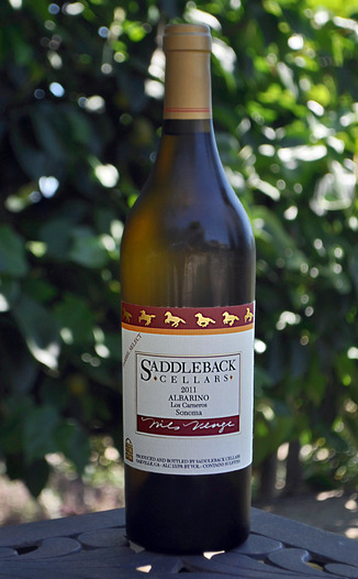 Saddleback Cellars 2011 Los Carneros Barrel Select Albarino 750ml Wine Bottle