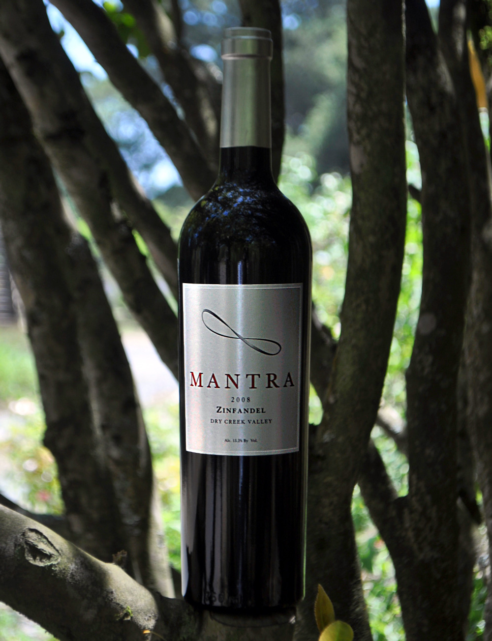 Mantra 2008 Zinfandel 750ml Wine Bottle