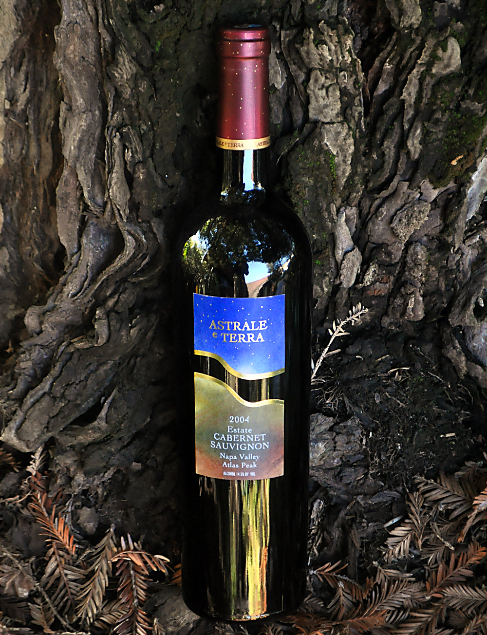 Astrale e Terra (closed) 2004 Napa Valley Atlas Peak Estate Cabernet Sauvignon 750ml Wine Bottle