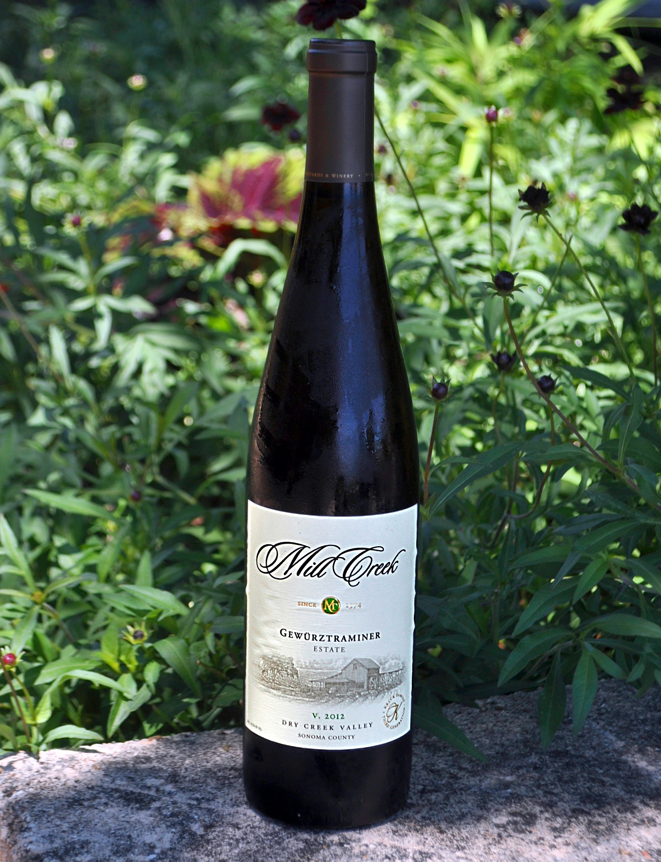 Mill Creek Vineyards 2012 Estate Gewürztraminer 750ml Wine Bottle