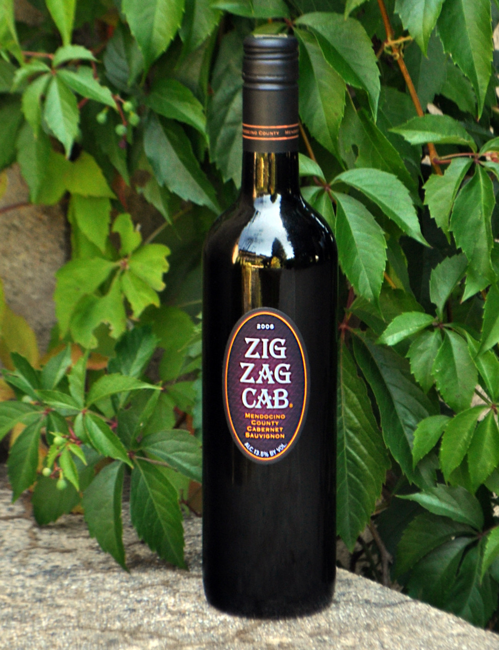 Mendocino Wine Company 2006 Zig Zag Cabernet Sauvignon 750ml Wine Bottle