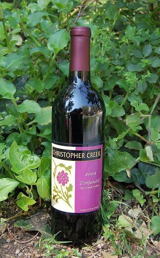 Christopher Creek Winery 2004 Zinfandel 750ml Wine Bottle