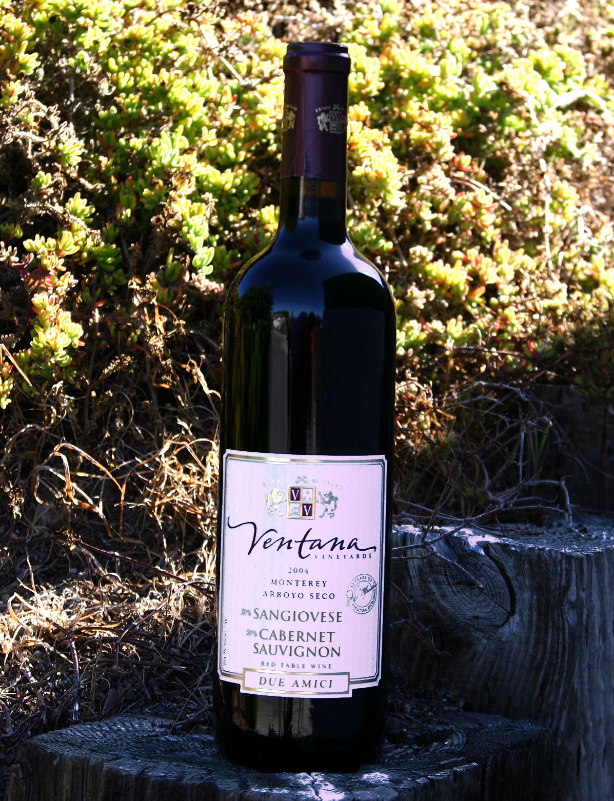 Ventana Vineyards 2004 Due Amici 750ml Wine Bottle