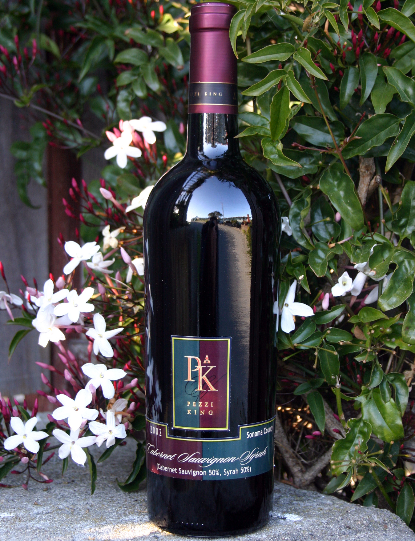 Pezzi King 2002 Cabernet Sauvignon/Syrah Blend 750ml Wine Bottle
