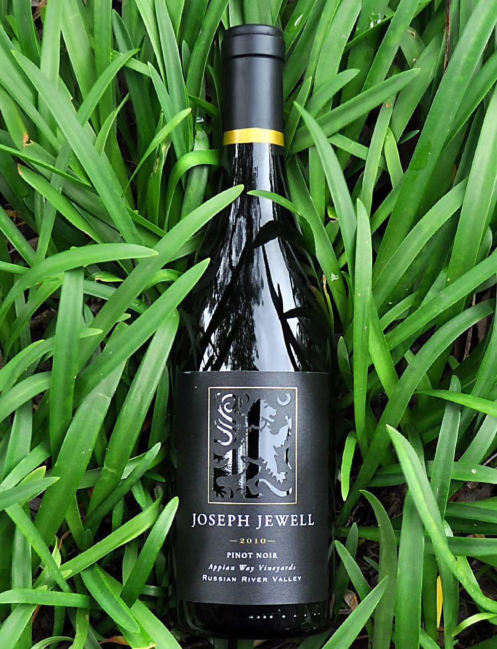 Joseph Jewell 2010 Appian Way Vineyards Pinot Noir 750ml Wine Bottle