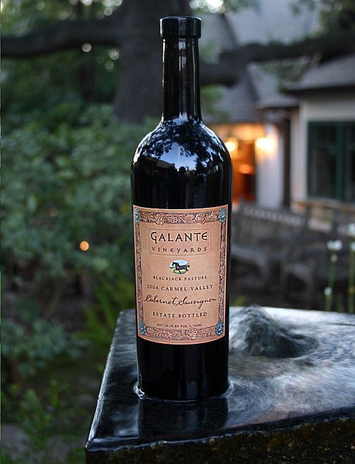 Galante Vineyards 2004 Blackjack Pasture Estate Cabernet Sauvignon 750ml Wine Bottle