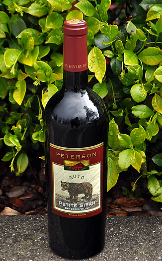 Peterson 2010 Dry Creek Valley Petite Sirah 750ml Wine Bottle