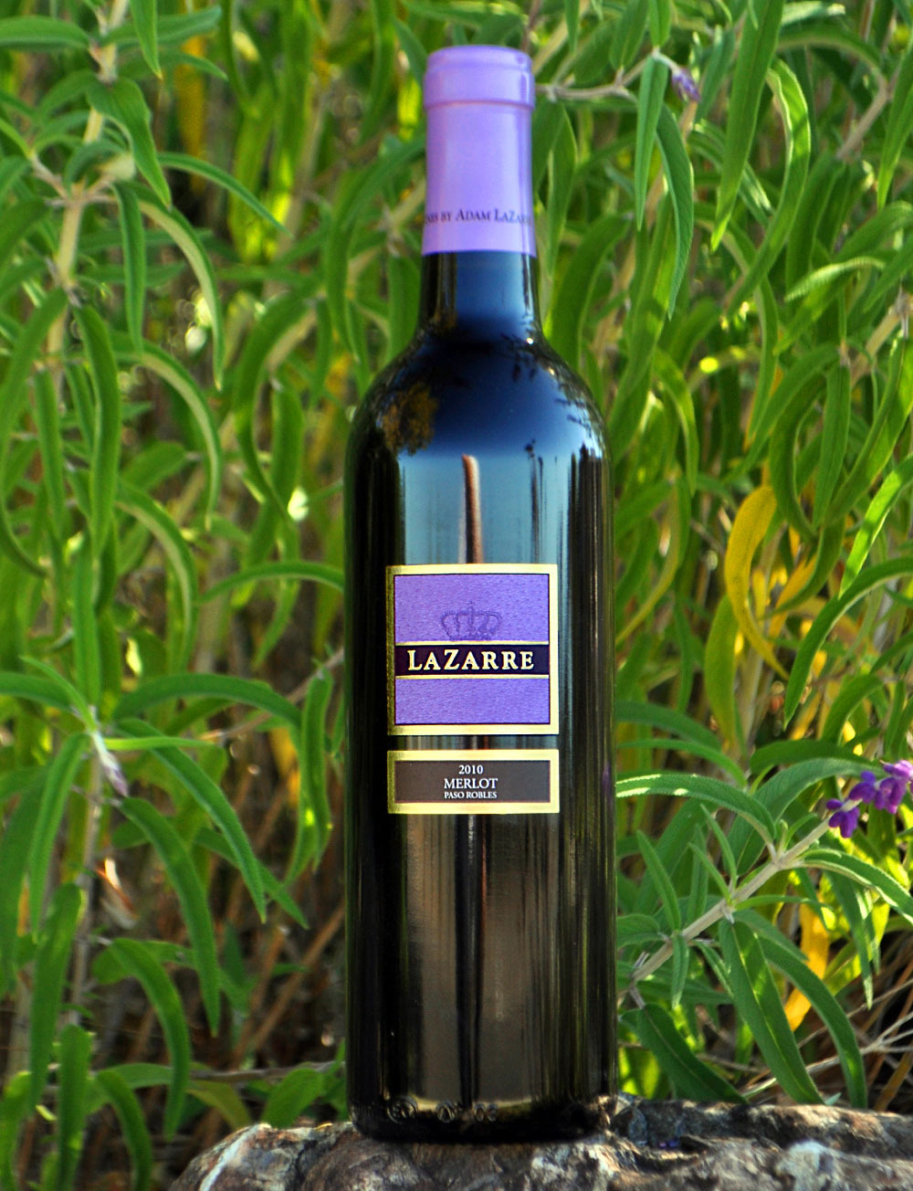 LaZarre Wines 2010 Merlot 750ml Wine Bottle