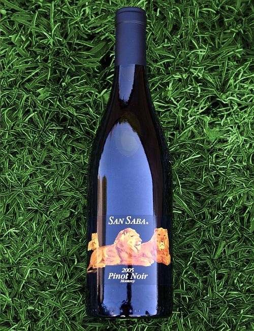 San Saba Vineyards 2005 Pinot Noir 750ml Wine Bottle