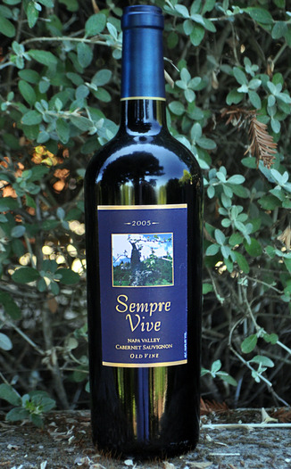 Romeo Vineyards 2005 Sempre Vive Napa Old Vine Cabernet Sauvignon 750ml Wine Bottle