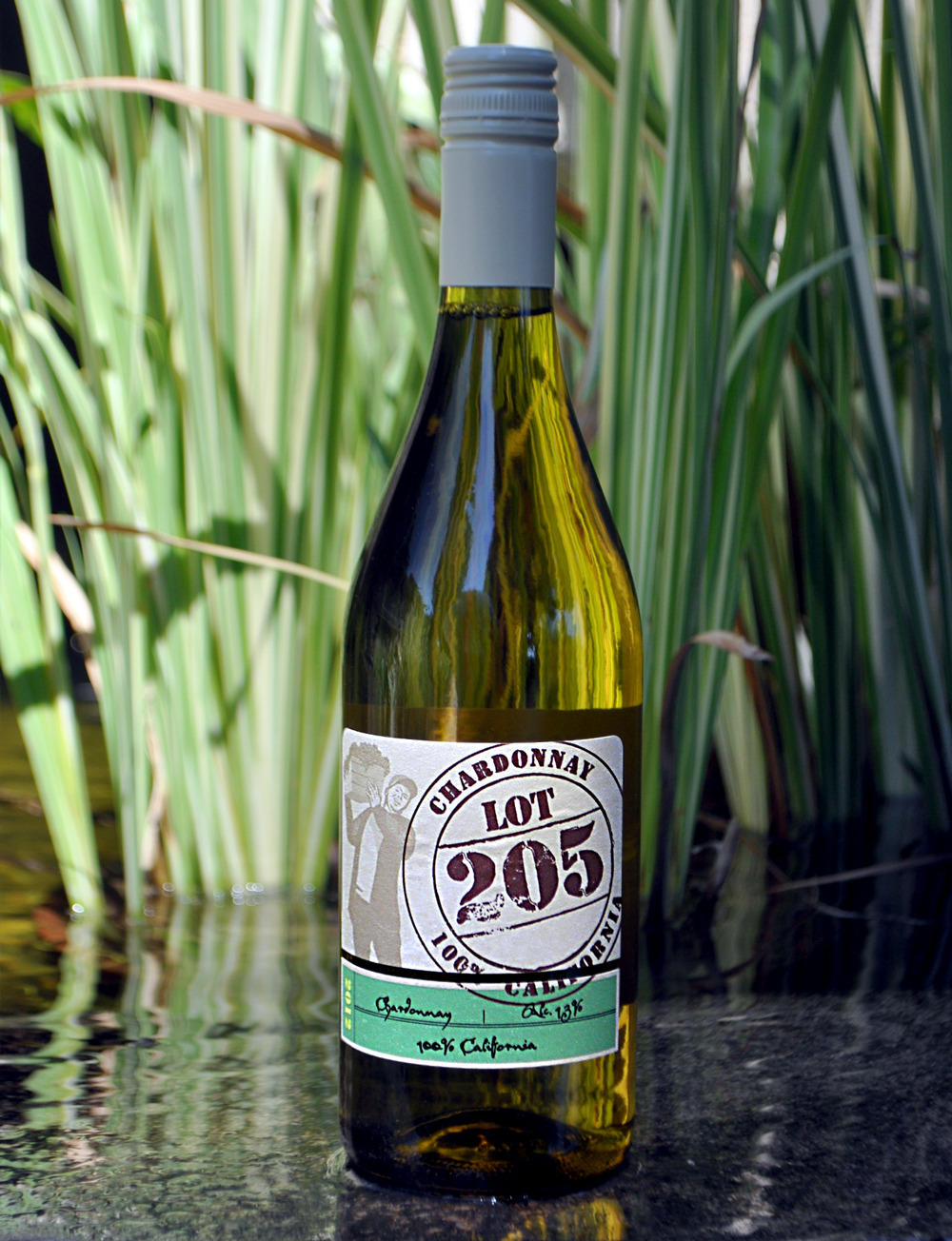 Lot 205 Winery 2012 Chardonnay 750ml Wine Bottle