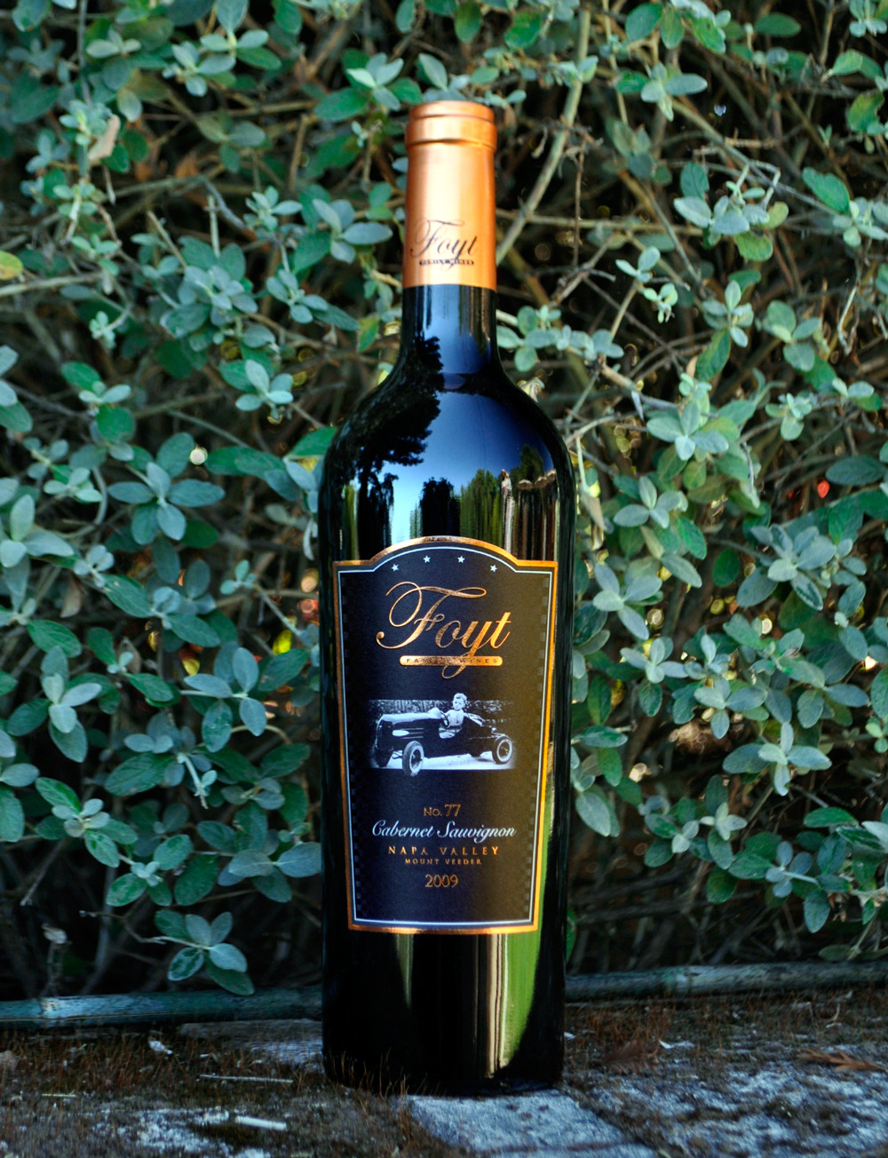 Foyt Family Wines 2009 No. 77 Cabernet Sauvignon Mount Veeder 750ml Wine Bottle