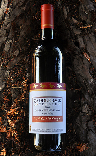 Saddleback Cellars 2008 Napa Valley Cabernet Sauvignon 750ml Wine Bottle