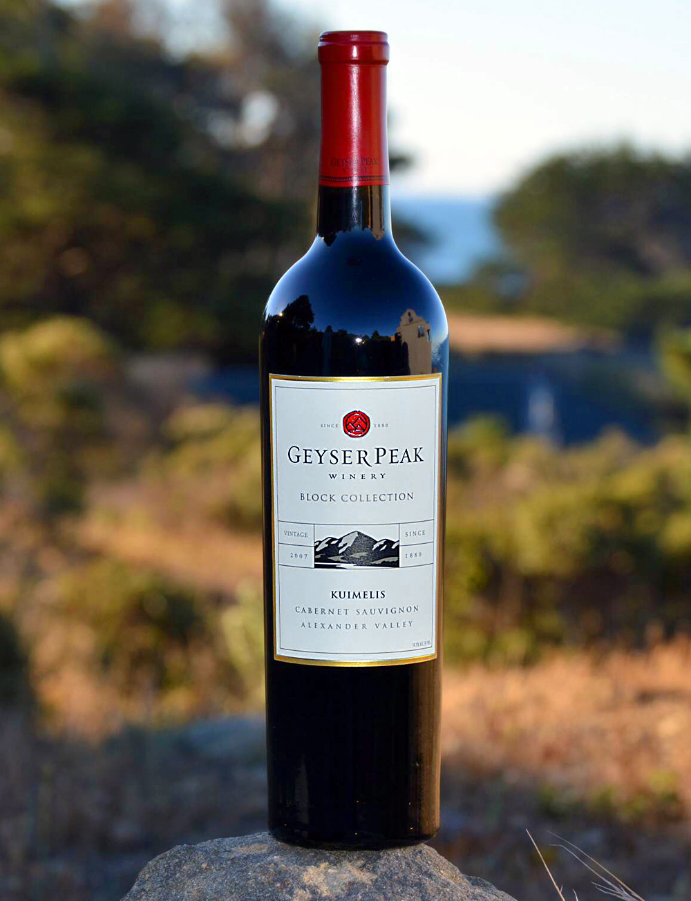 Geyser Peak Winery 2007 Kuimelis Cabernet Sauvignon 750ml Wine Bottle