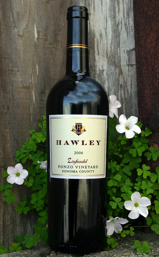 Hawley Winery and Vineyards 2006 Zinfandel 750ml Wine Bottle