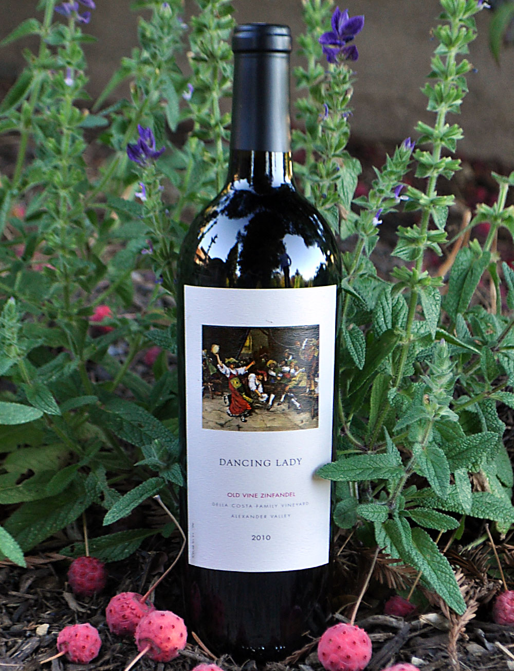 Della Costa Family Vineyards 2010 Dancing Lady Old Vine Zinfandel 750ml Wine Bottle