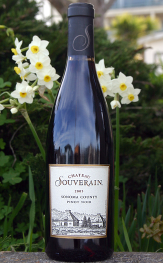 Souverain 2005 Pinot Noir 750ml Wine Bottle