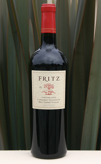 Fritz Underground Winery 2005 Cabernet Sauvignon 750ml Wine Bottle