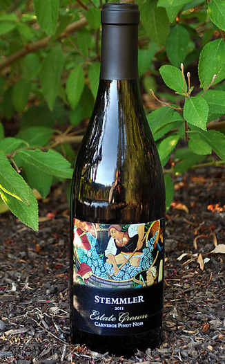 Robert Stemmler Winery 2011 Carneros Estate Grown Pinot Noir 750ml Wine Bottle