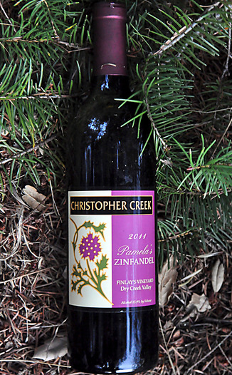 Christopher Creek Winery 2011 Pamela's Zinfandel 750ml Wine Bottle
