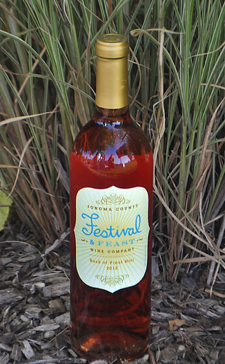 Festival and Feast Wine Company 2012 Rosé of Pinot Noir 750ml Wine Bottle