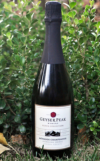 Geyser Peak Winery 2007 Sonoma County Sparkling Shiraz 750ml Wine Bottle