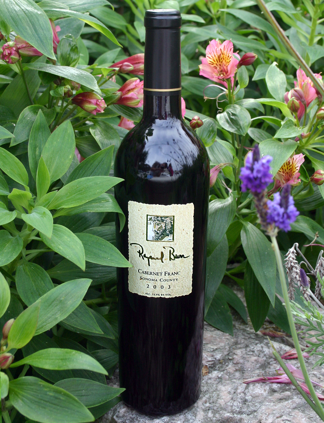 Raymond Burr Vineyards 2003 Cabernet Franc 750ml Wine Bottle