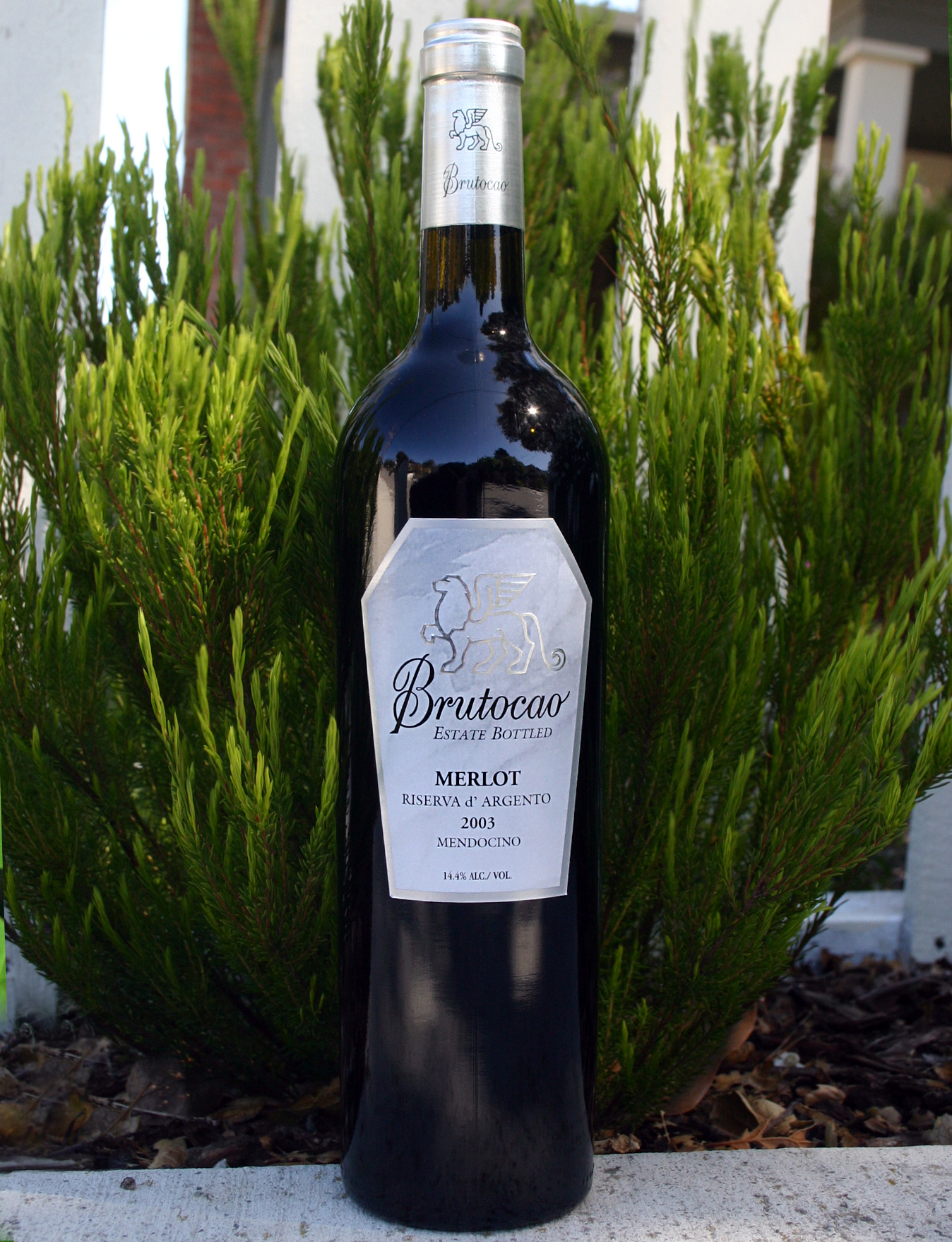 Brutocao Cellars 2003 Riserva d'Argento Merlot 750ml Wine Bottle