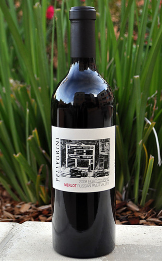 Pellegrini Family Wines 2008 Eight Cousins Russian River Merlot 750ml Wine Bottle