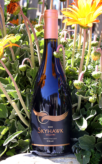 Eagle & Rose Estate & Skyhawk Cellars 2005 Napa Valley Syrah 750ml Wine Bottle