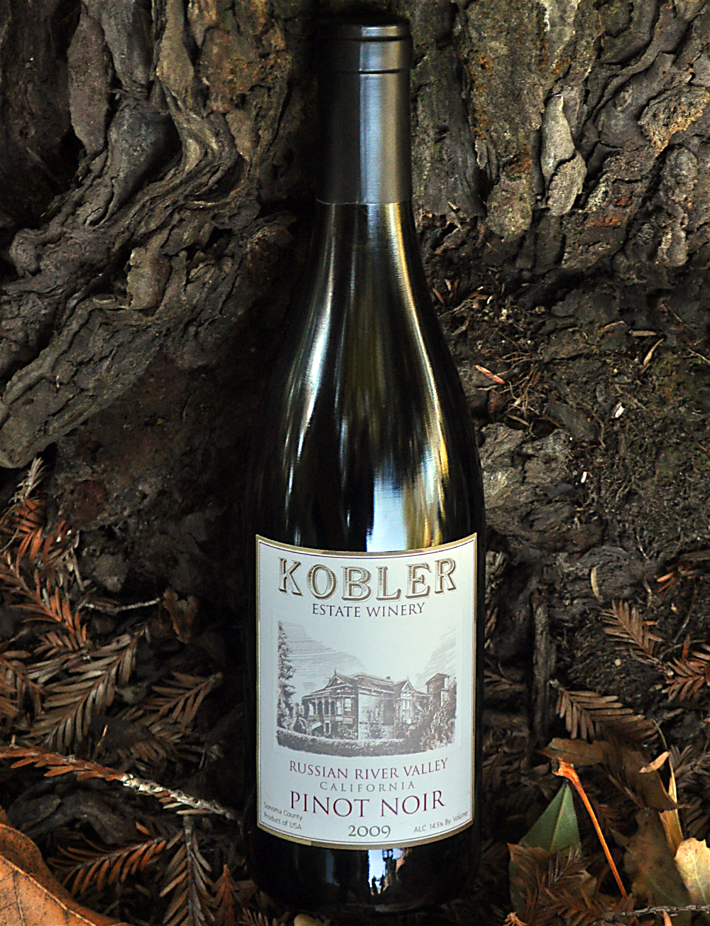 Kobler Estate Winery 2009 Russian River Valley Pinot Noir 750ml Wine Bottle