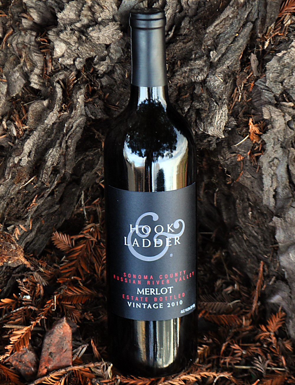 Hook & Ladder 2010 Russian River Valley Merlot 750ml Wine Bottle