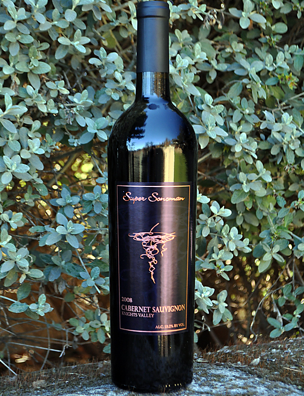 Super Sonoman 2008 Knights Valley Cabernet Sauvignon 750ml Wine Bottle