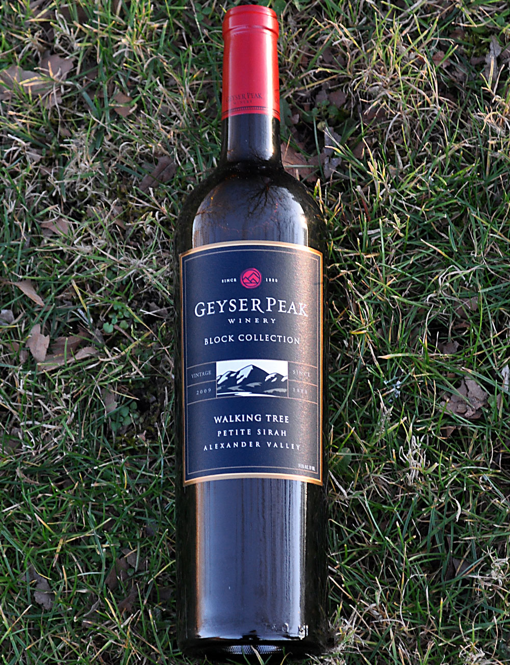 Geyser Peak Winery 2009 Alexander Valley Walking Tree Vineyard Petite Sirah 750ml Wine Bottle