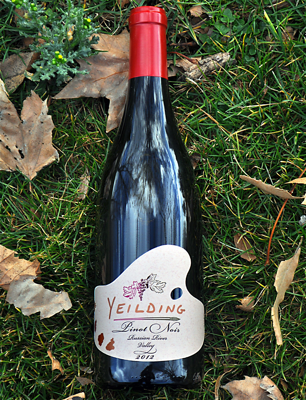 Yeilding Wine 2012 Russian River Valley Pinot Noir 750ml Wine Bottle